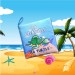 Tox İngilizce Deniz Canlıları Kumaş Sessiz Kitap E122 - Bez Kitap , Eğitici Oyuncak , Yumuşak Ve Hışırtılı