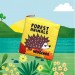 Tox İngilizce Orman Hayvanları Kumaş Sessiz Kitap E127 - Bez Kitap , Eğitici Oyuncak , Yumuşak Ve Hışırtılı