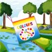 Tox İngilizce Renkler Kumaş Sessiz Kitap E390 - Bez Kitap , Eğitici Oyuncak , Yumuşak Ve Hışırtılı
