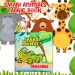 Tox İngilizce Safari Hayvanları Kumaş Sessiz Kitap E130 - Bez Kitap , Eğitici Oyuncak , Yumuşak Ve Hışırtılı