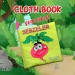 Tox Sebzeler Sessiz Kumaş Kitap T113 - Bez Kitap , Eğitici Oyuncak ,Yumuşak Ve Hışırtılı