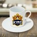 King Türk Kahvesi Fincanı Kişiye Özel Hediye