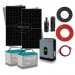5000 Watt Tv Büyük Buzdolabı Solar Paketi 550W Güneş Paneli 1.6Kw İnverter 200Ah Jel Akü