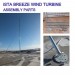 İstabreeze Direk Seti 4 Metre - Rüzgar Türbini Için 40 Kg Taşıma Kapasiteli