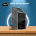 Teknovayon Arge Güneş Enerjisi Bağ Evi Solar Paketi 5Kva Akıllı İnverter 285W Güneş Paneli 100Ah Jel Akü