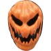 Cadilar Bayrami Halloween  Balkabaği Turuncu İnce Plasti̇k Maske 24Cmx22Cm