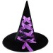 Cadilar Bayrami Halloween Cadi Şapkasi Si̇yah (Mor Dantel)