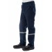 Kışlık İş Takımı Çok Cepli Reflektörlü Mont 4111 Ve 7/7 İş Pantolonu 2958 Lacivert Renk Yüzde Yüz Pamuk