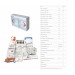 Plastik Ecza Dolabı Lux Beyaz + İlkyardım İşyeri Okul Fabrika İçerik Paketi Full Set