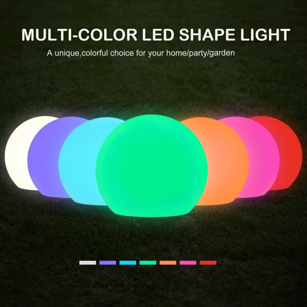 7 Renk Değiştirebilen Led Işıklı Top Şarjlı Kablosuz Aydınlatma