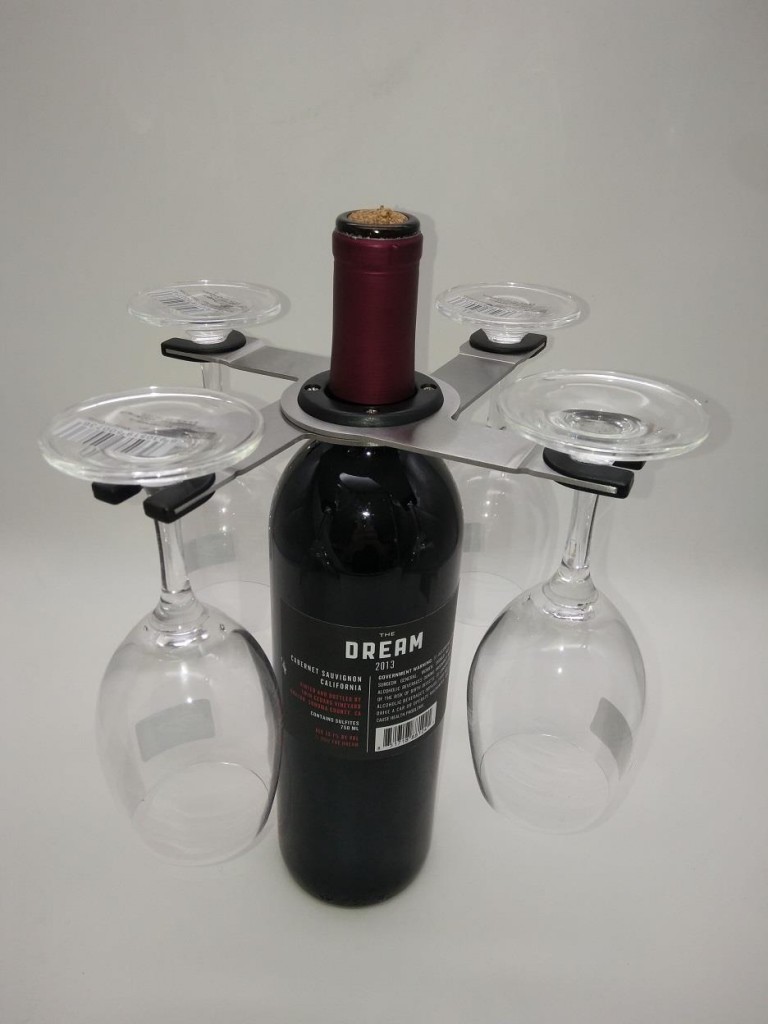 Şişeler Için Bardak Tutacağı Şık Pratik Orjinal-Wine Glass Holder