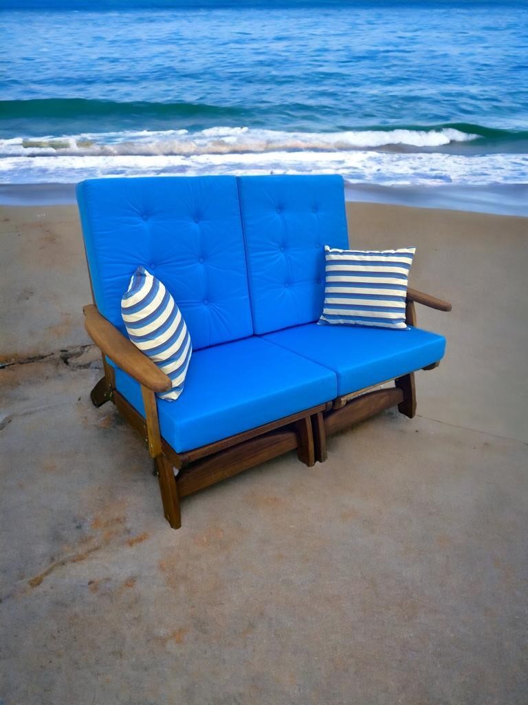 Mavi Comfort Sofa, İkili Dış Mekan Iroko Koltuk, Koltuk, Iroko