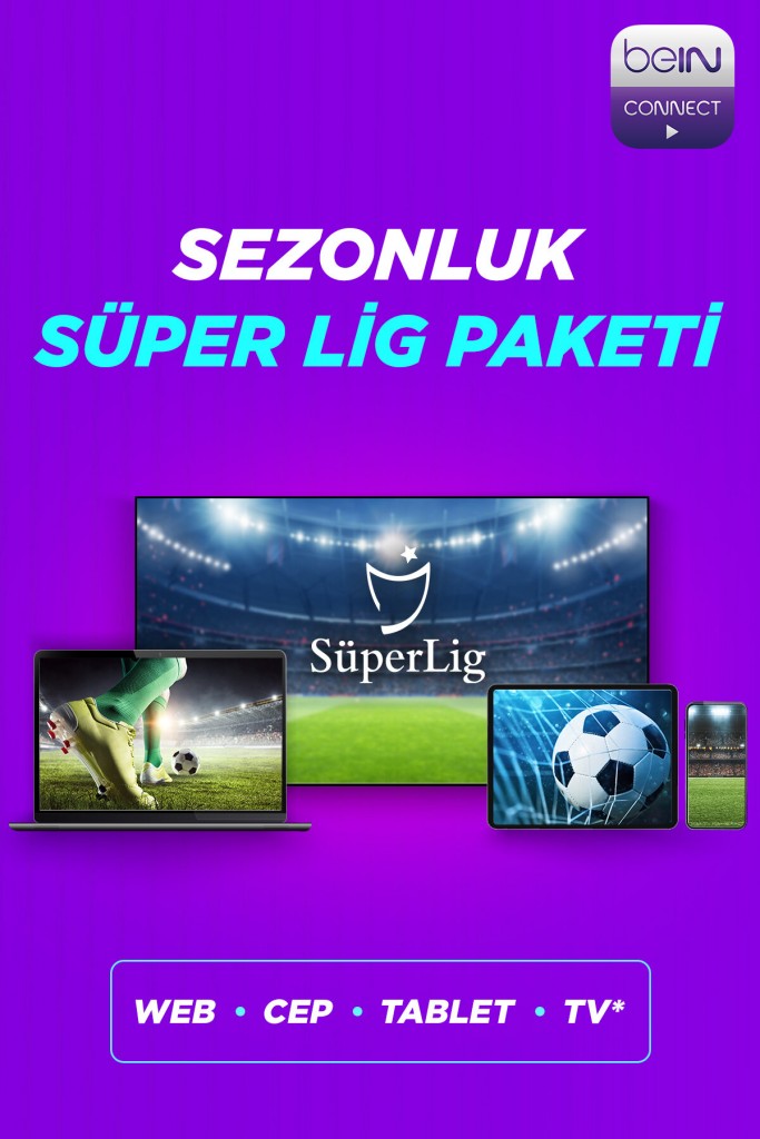 Bein Connect – Süper Lig Paketi – Sezonluk (Web, Cep, Tablet, Tv)