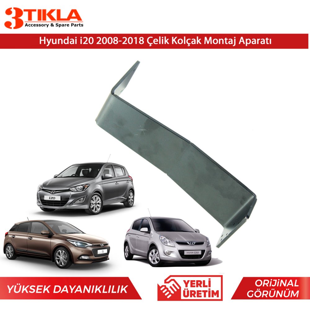 Hyundai I20 2008-2015 Çelik Kolçak Kol Dayama Montaj Ayağı