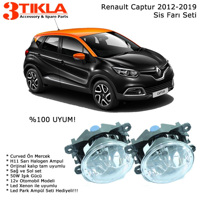 Renault Captur 2012-2019 Sis Farı Seti Oem:261500097R