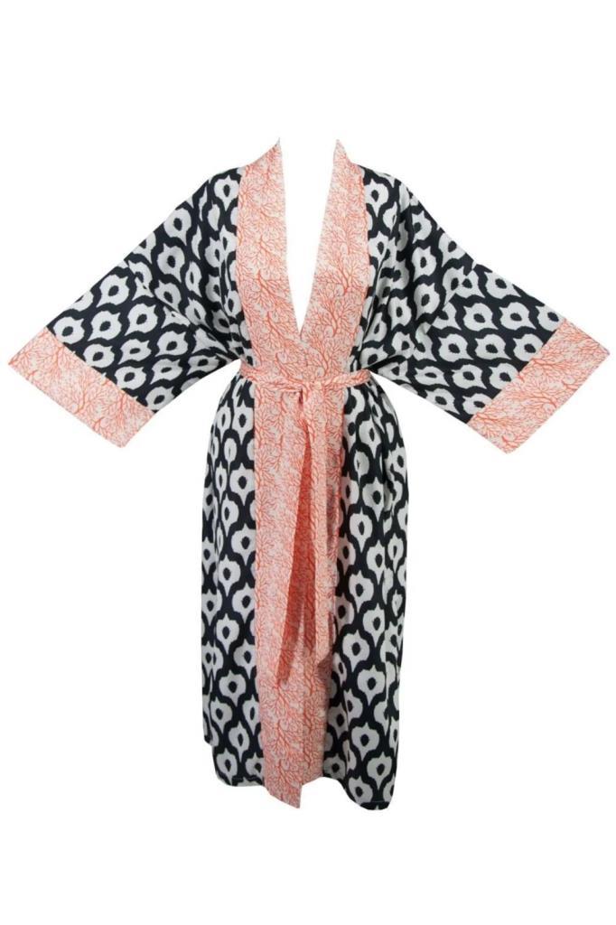 Mayovera  Tasarım Muntazam Kimono Plaj Elbisesi