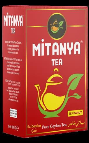 Mitanya Diyarından Çay Barut 555 Saf Seylan Çayı 800 Gr