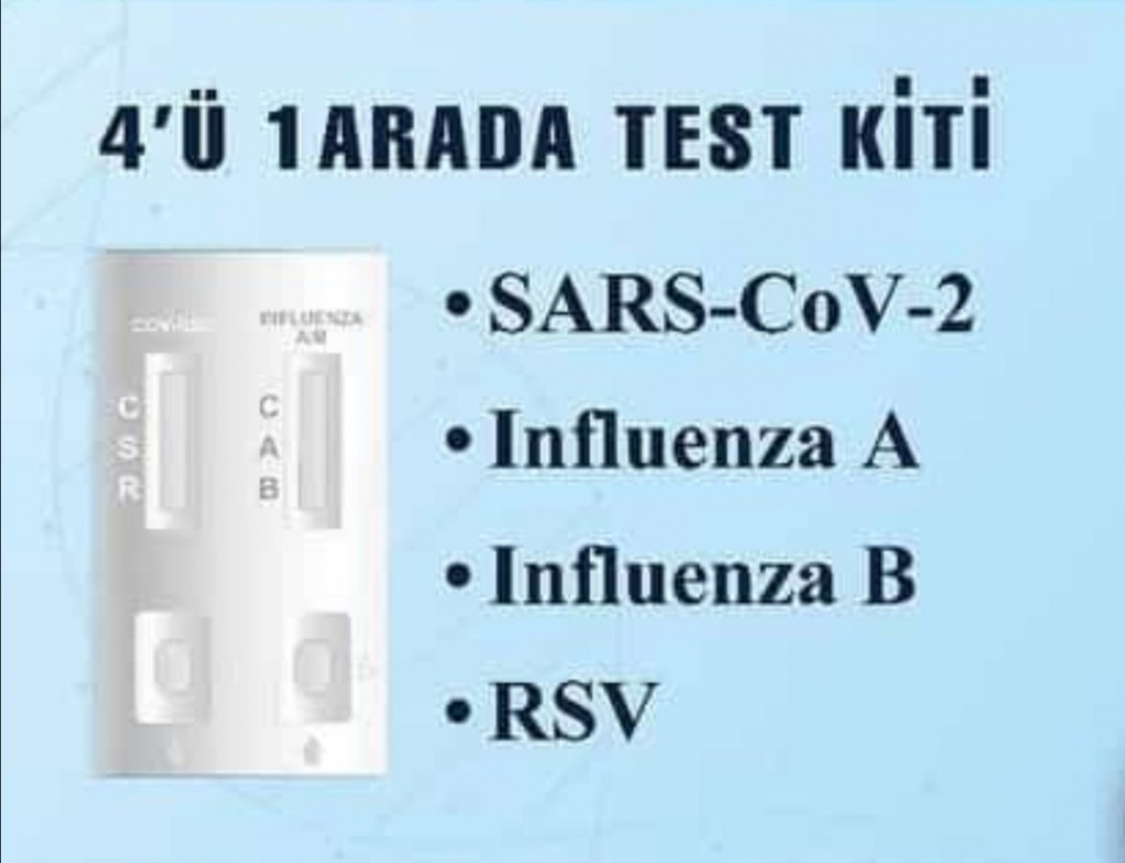 Covid - İnfluenza (A/B) - Rsv Test Kiti - Tekli
