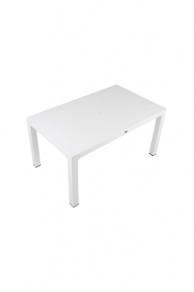 90X150 Wood Masa Beyaz