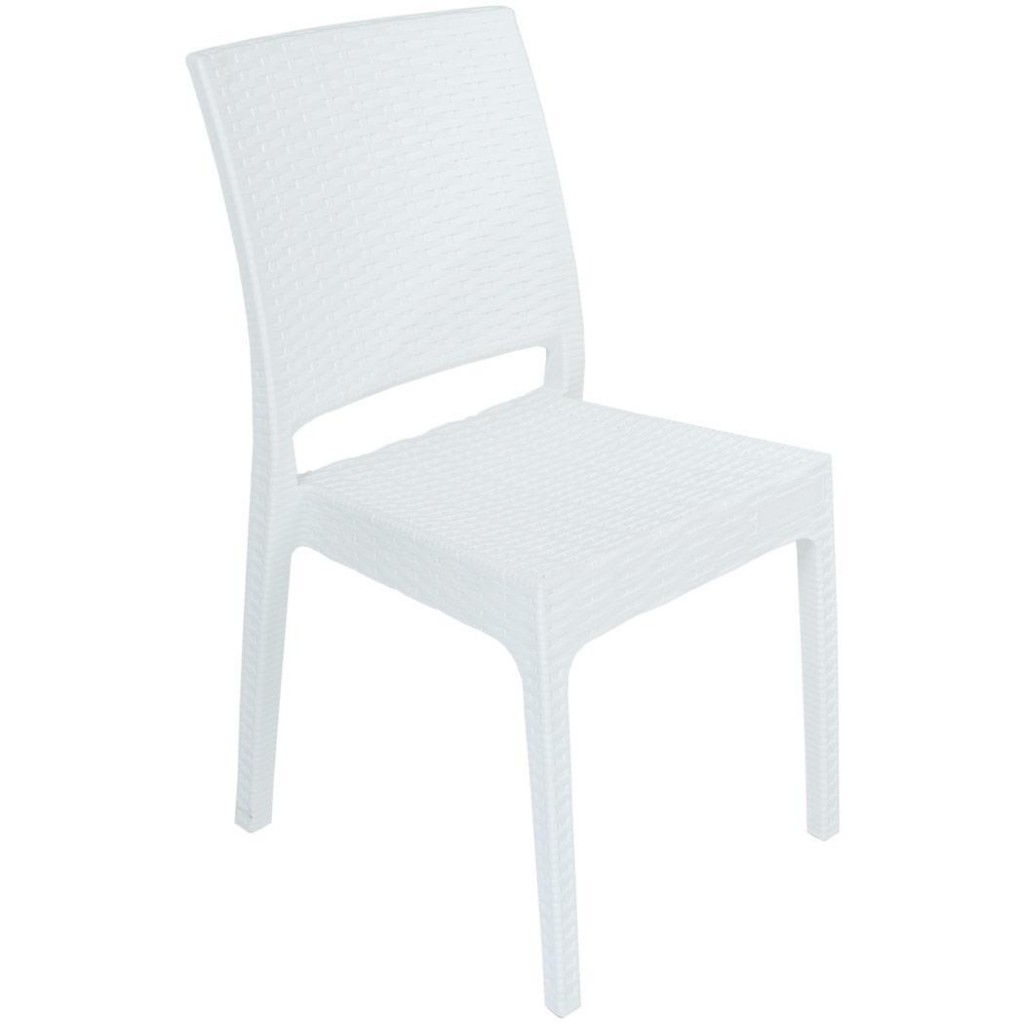 Mandella Elit Rattan Sandalye (2 Adet) Beyaz