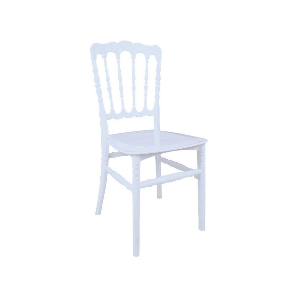 Mandella Karmen Düğün Sandalyesi Model 2 Beyaz (1 Adet)