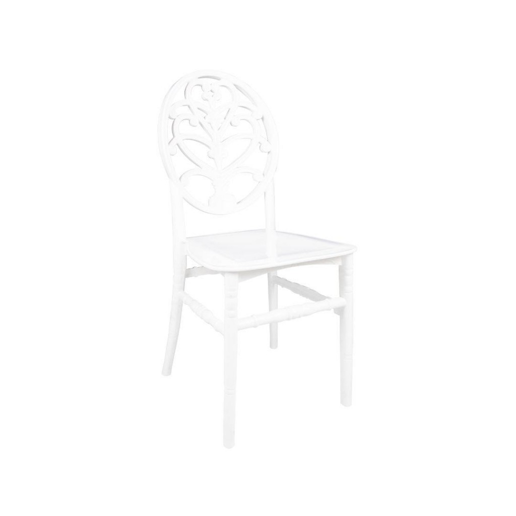 Mandella Karmen Düğün Sandalyesi Model 6 Beyaz (1 Adet)