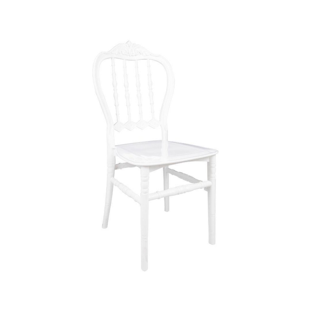 Mandella Karmen Düğün Sandalyesi Model 7 (2 Adet) Beyaz