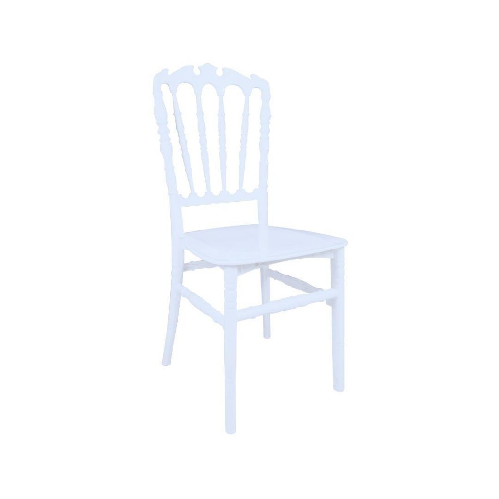 Mandella Karmen Düğün Sandalyesi Model 9 Beyaz (1 Adet)