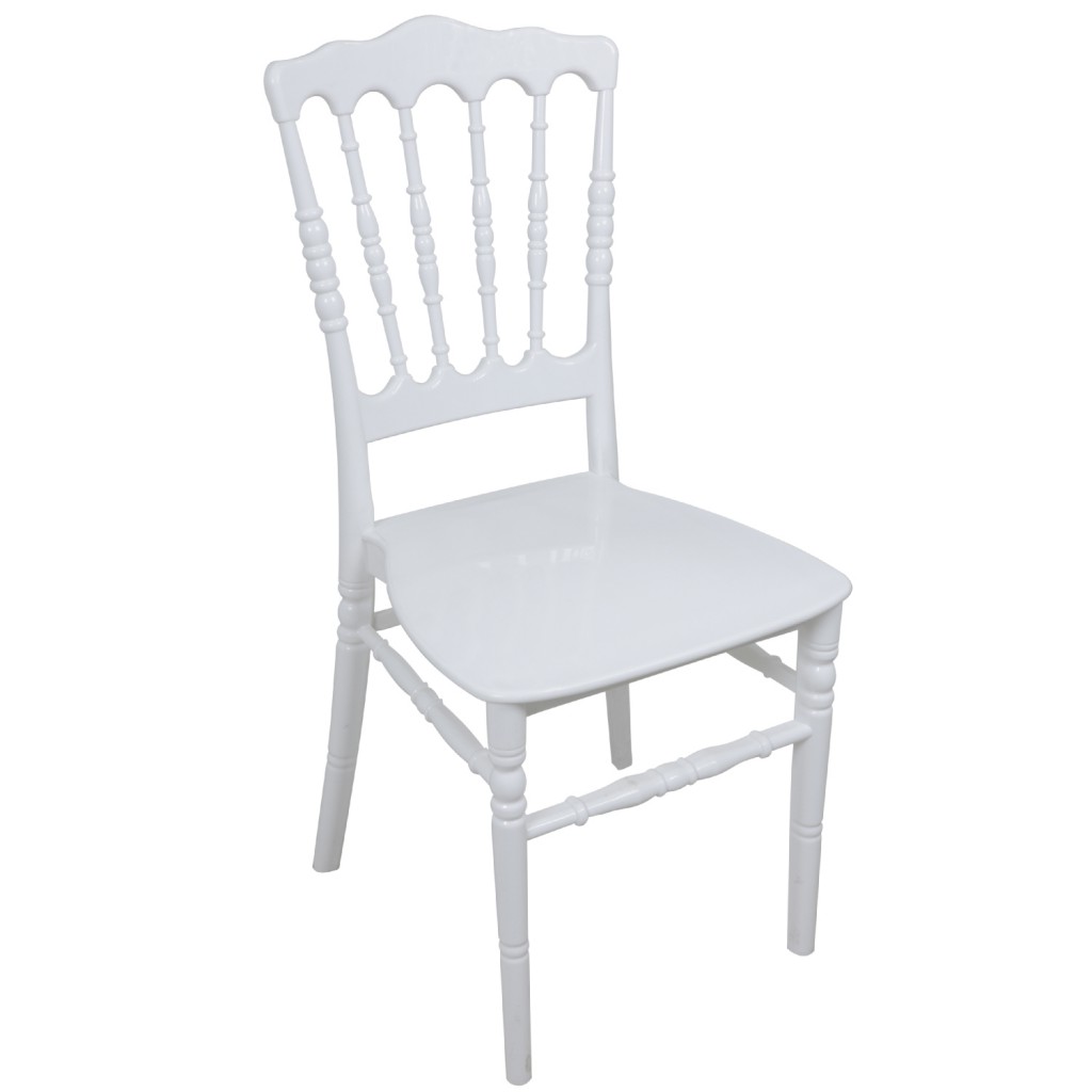 Mandella Silver Sandalye Napolyon Beyaz