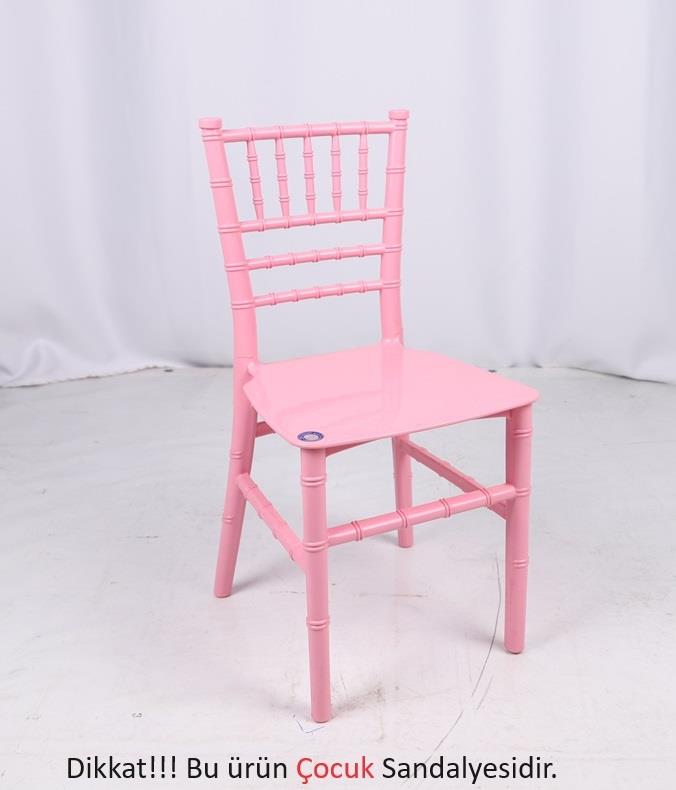 Sağlam Plastik Mandella Trend Çocuk Sandalyesi Pembe
