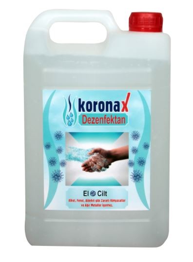 Koronax Alkolsüz El Ve Cilt Dezenfektanı 5 Litre