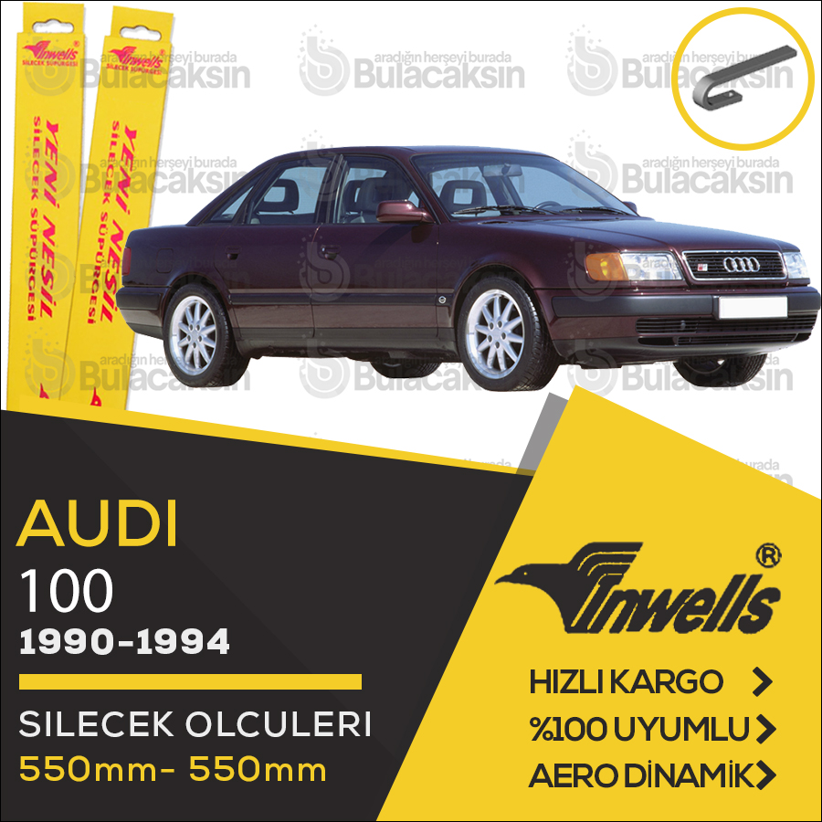 Audi 100 Muz Silecek Takımı (1990-1994) İnwells