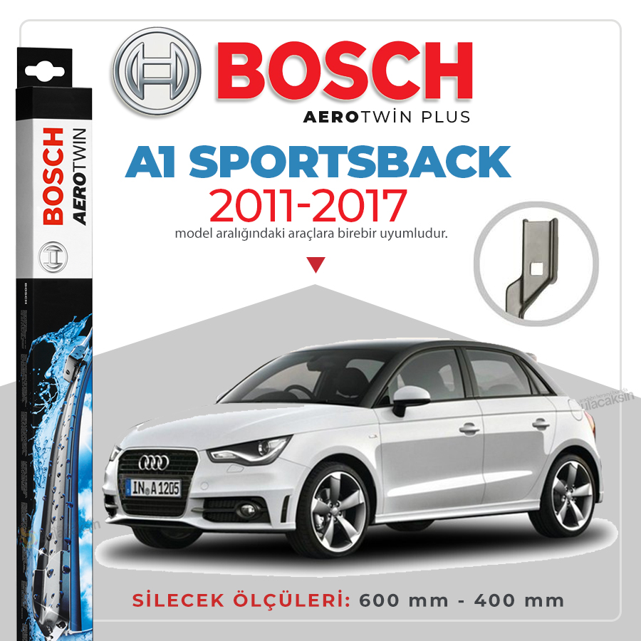 Audi A1 Sportsback Muz Silecek Takımı (2011-2017) Bosch Aerotwin