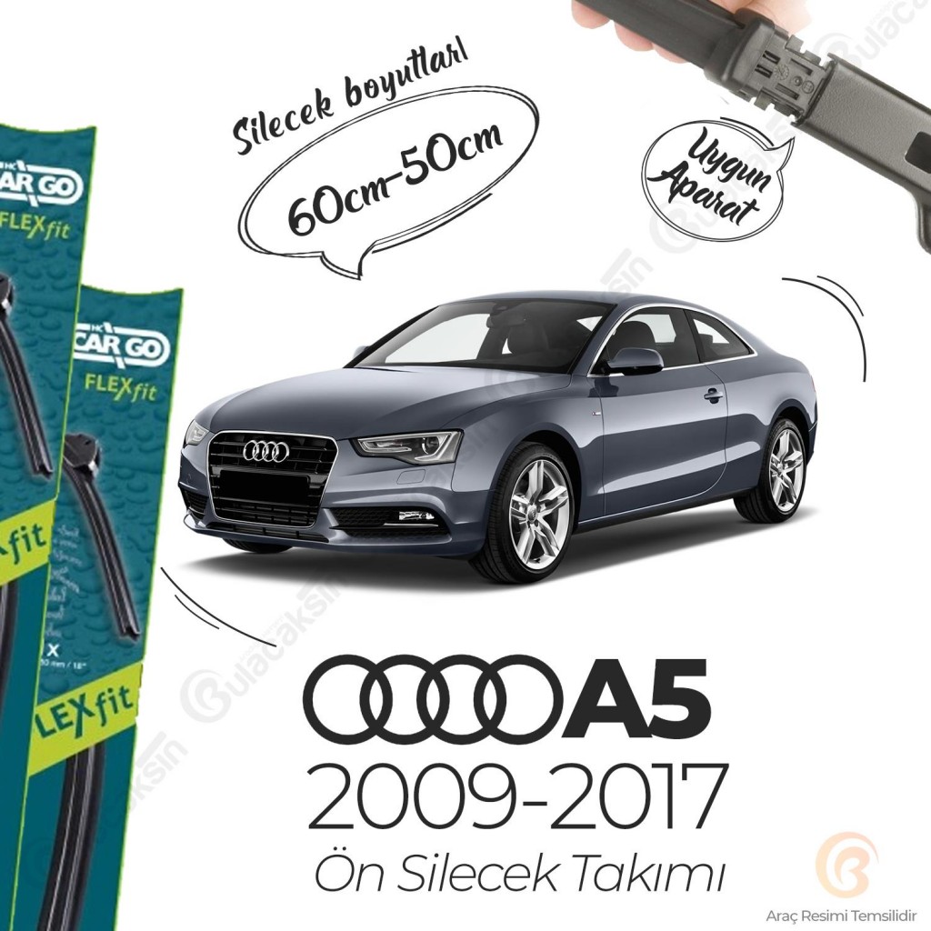 Audi A5 Muz Silecek Takımı (2009-2017) Hc Cargo