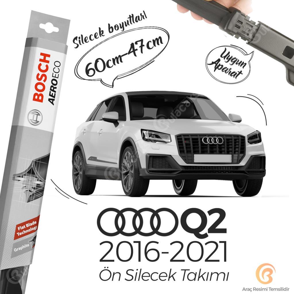 Audi Q2 Muz Silecek Takımı (2016-2021) Bosch Aeroeco