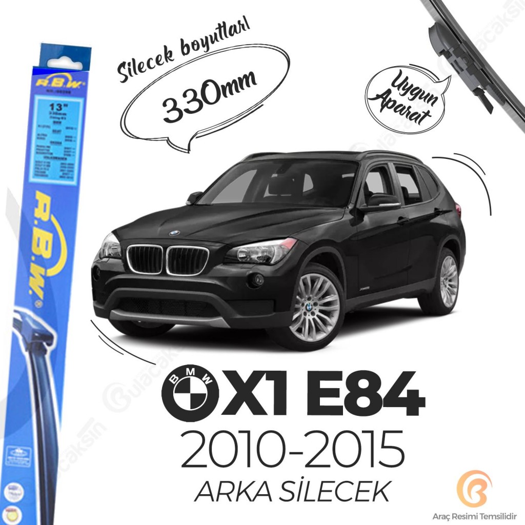 Bmw X1 E84 Arka Silecek (2009-2015) Rbw