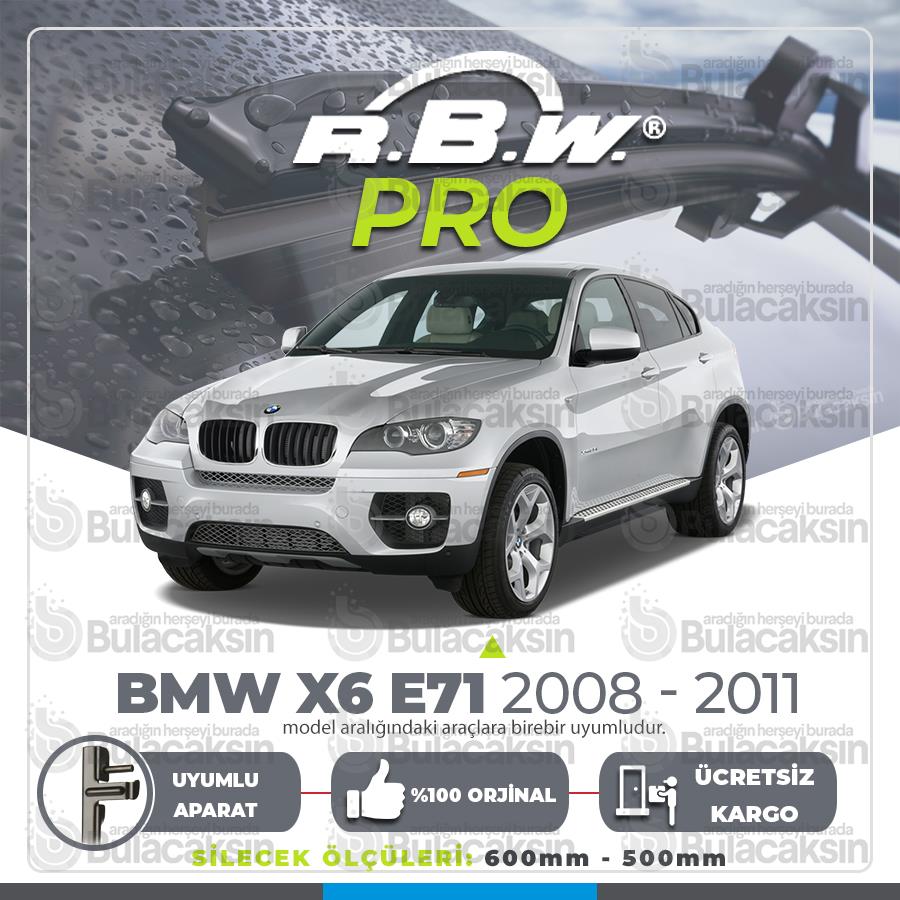 Bmw X6 E71 Muz Silecek Takımı (2008-2011) Rbw Pro