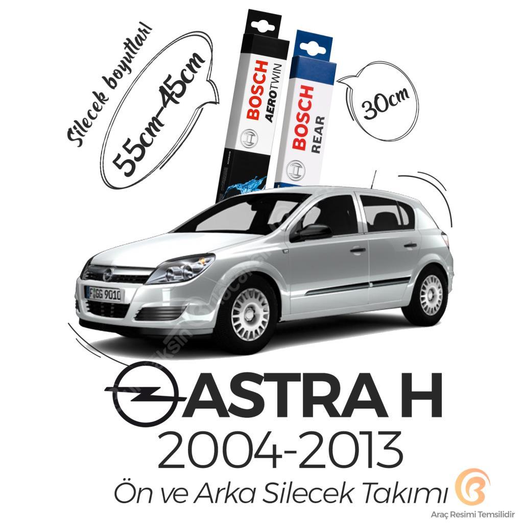 Bosch Aerotwin Opel Astra H 2004 - 2013 Ön Ve Arka Silecek Seti