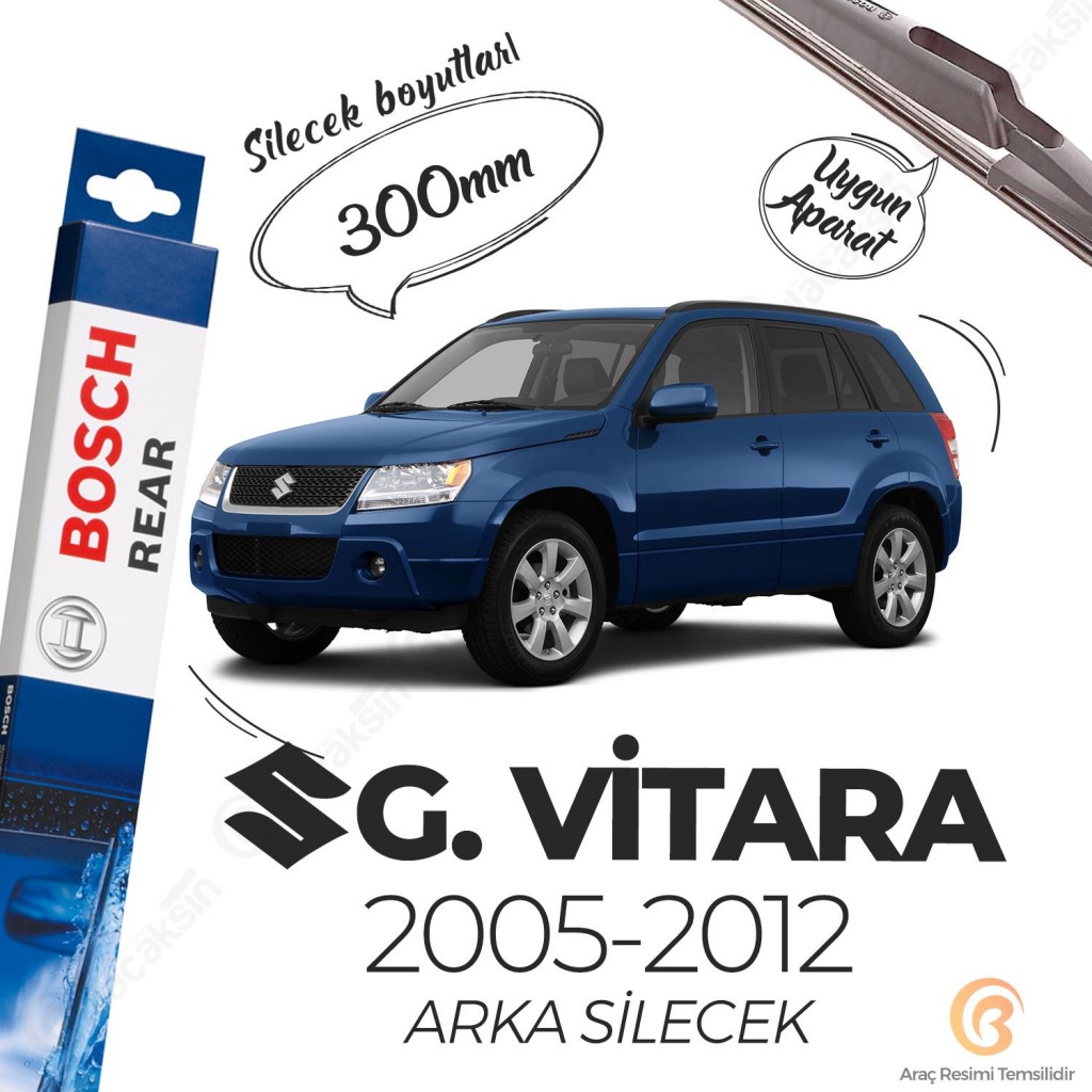 Bosch Arka Silecek Bosch Rear H307