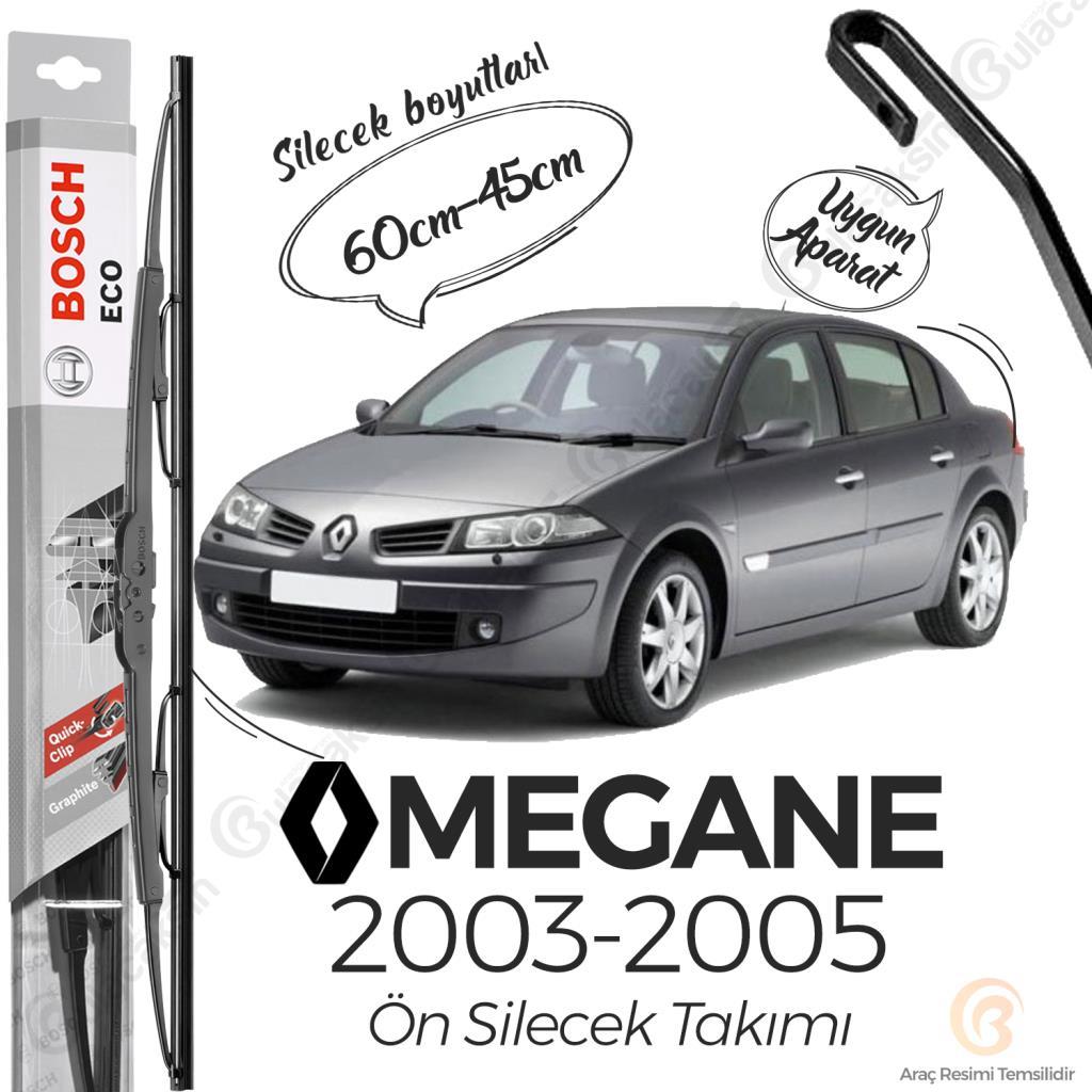 Bosch Eco Renault Megane 2 2003 - 2005 Ön Silecek Takımı