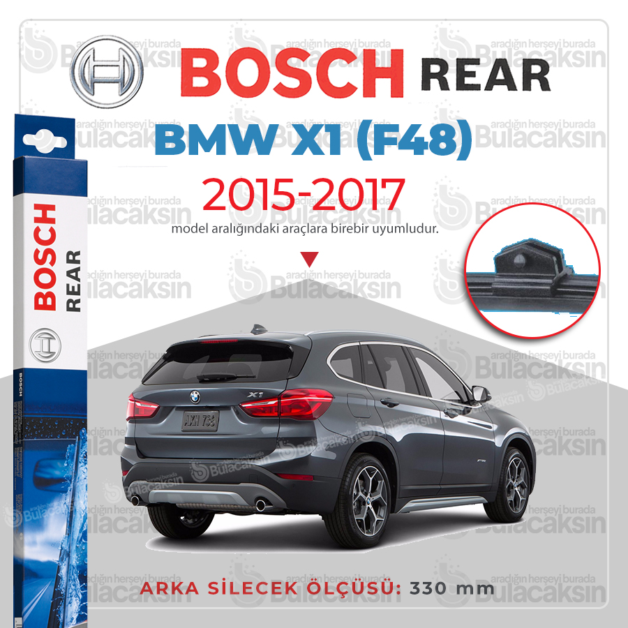 Bosch Rear Bmw X1 (F48) 2015 - 2017 Arka Silecek - A332H