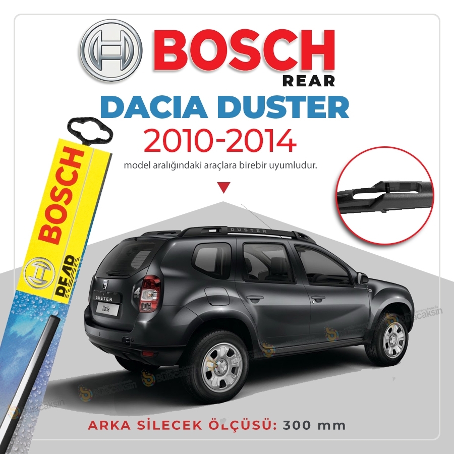 Bosch Rear Dacia Duster 2010 - 2014 Arka Silecek - H301