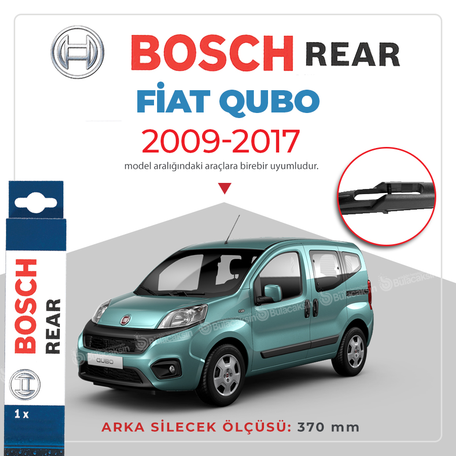 Bosch Rear Fiat Qubo 2009 - 2017 Arka Silecek - H371