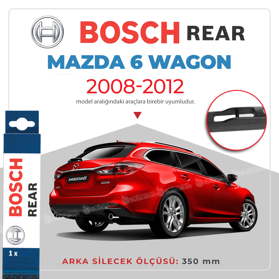Bosch Rear Mazda 6 Wagon 2008 - 2012 Arka Silecek - H352