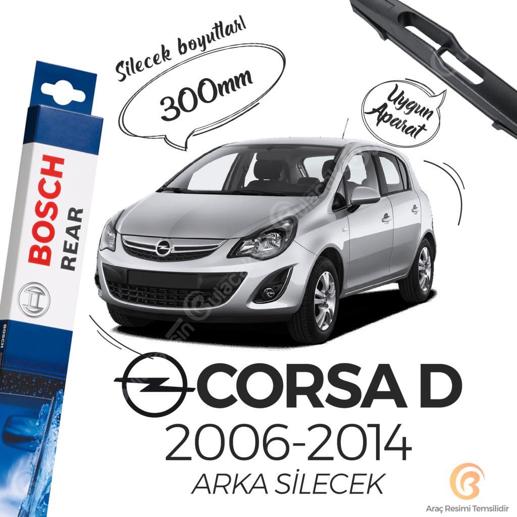Bosch Rear Opel Corsa D 2006 - 2014 Arka Silecek - H301