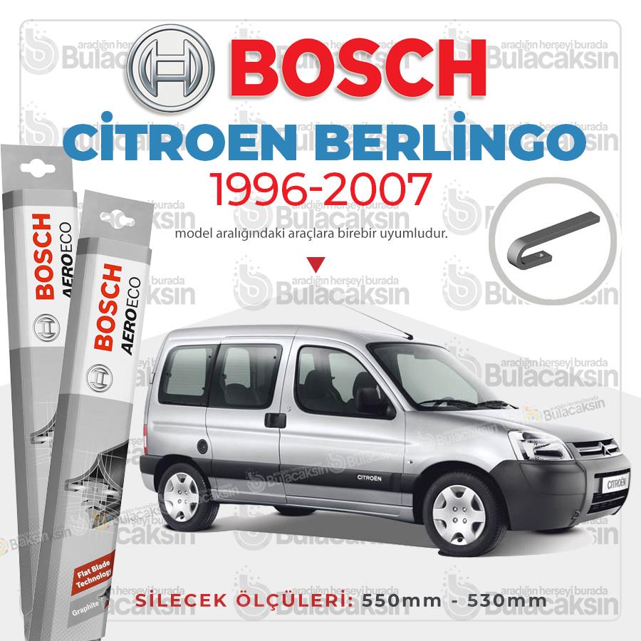 Citroen Berlingo Muz Silecek Takımı (1996-2007) Bosch Aeroeco