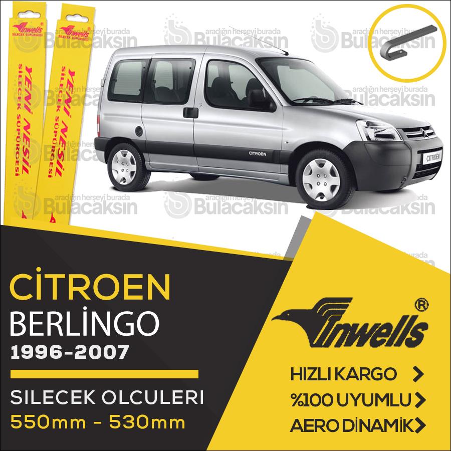 Citroen Berlingo Muz Silecek Takımı (1996-2007) İnwells