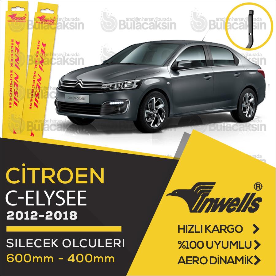 Citroen C-Elysee Muz Silecek Takımı (2012-2018) İnwells
