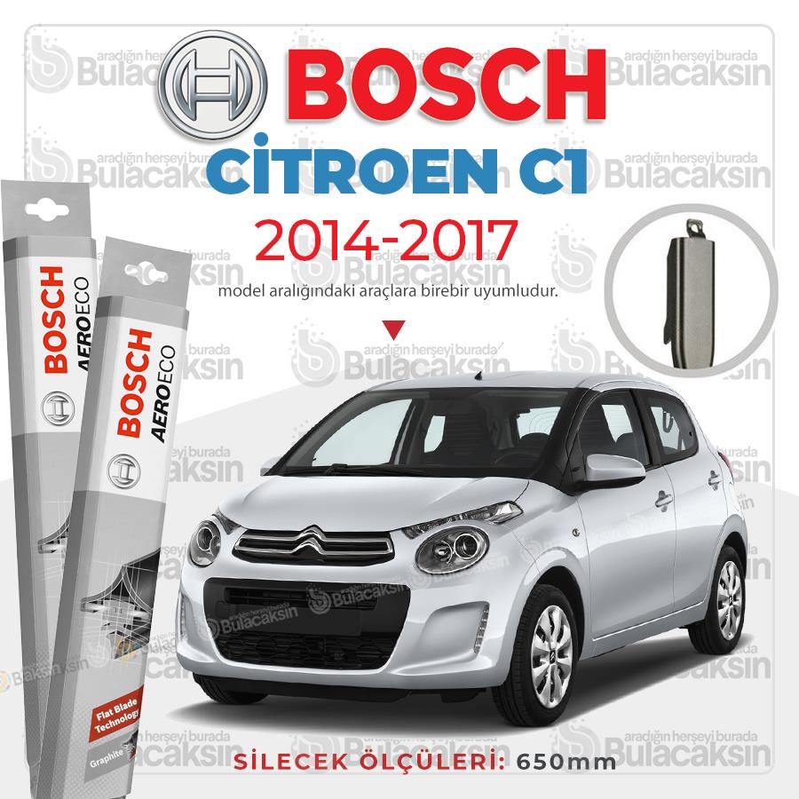 Citroen C1 Muz Silecek Takımı (2014-2017) Bosch Aeroeco