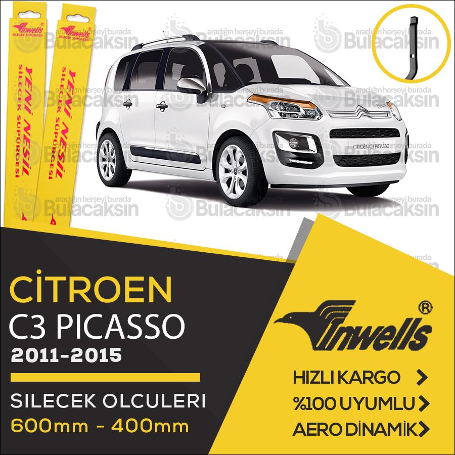 Citroen C3 Picasso Muz Silecek Takımı (2011-2015) İnwells